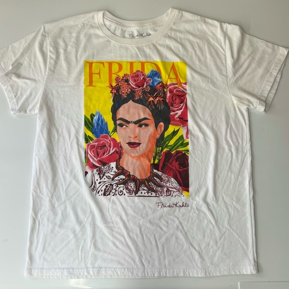 Frida Kahlo Short Sleeve Graphic Tee by Jerry Leigh of California, Inc. - XXL - Picture 4 of 8